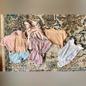 Zara Baby Girl Clothes Mix Size 6-9 Months